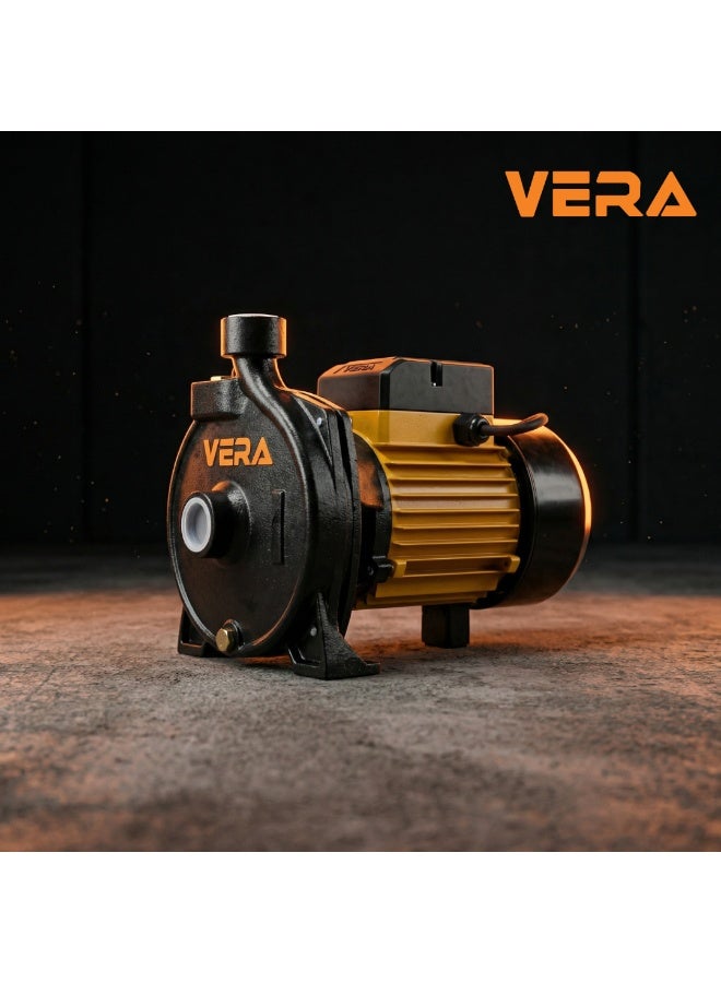 Vera VH 1HP Centrifugal Water Pump | 0.75kW Single Phase Clean Water Pump | Brass Impeller | High Flow Garden & Irrigation Pump - Image 2